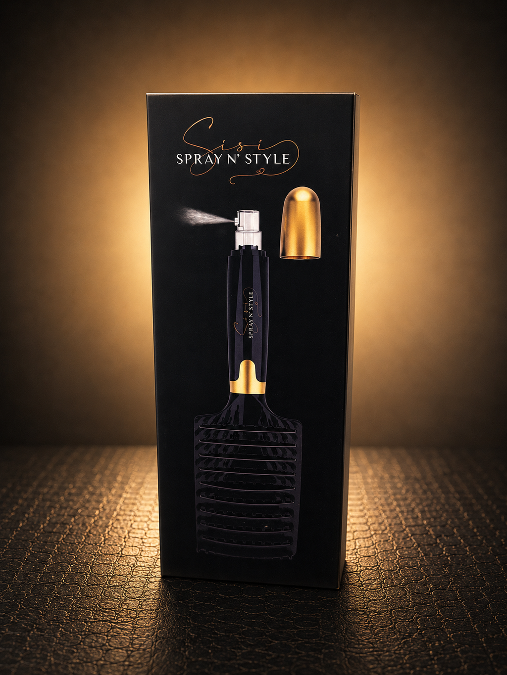 Sisi Spray N' Style Detangling Brush with Spray Handle | All Hair Types